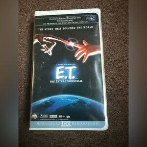 Universal E.T. VHS Tape - Black and Blue